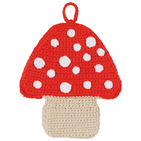 Danica Crochet Trivet - Toadstool