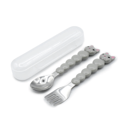 Melii Utensils and Travel Case - Bulldog