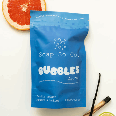 Soap So Co. Bubble Bath Powder - Azure Bubbles