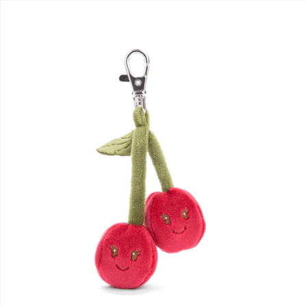 Bukowski Bears Bag Charm - Cherry