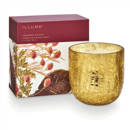 Illume Crackle Candle Large - Crimson Woods