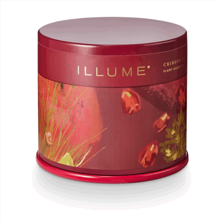 Illume Vanity Tin Candle Large - Crimson Woods