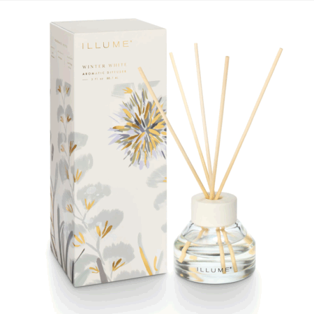 Illume Refillable Aromatic Diffuser - Winter White