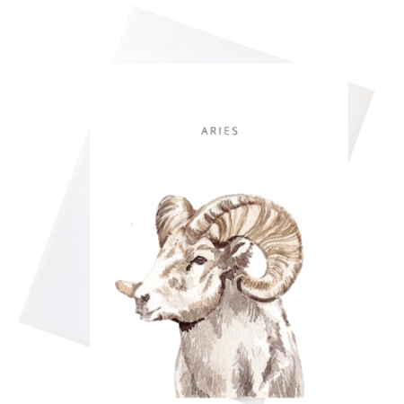 Niki Kingsmill Greeting Card - Aries