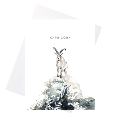 Niki Kingsmill Greeting Card - Capricorn