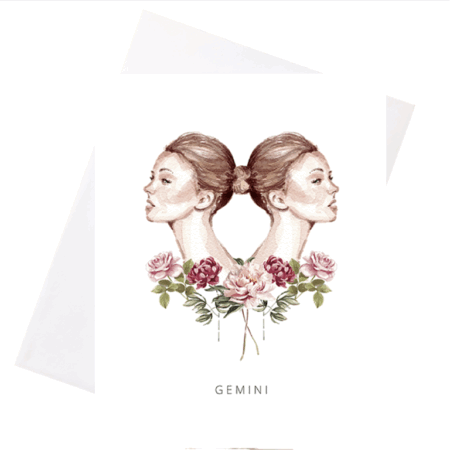 Niki Kingsmill Greeting Card - Gemini