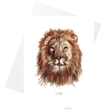 Niki Kingsmill Greeting Card - Leo
