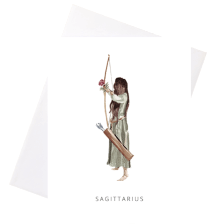 Niki Kingsmill Greeting Card - Sagittarius