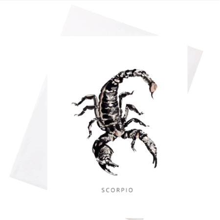 Niki Kingsmill Greeting Card - Scorpio