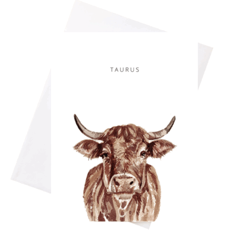 Niki Kingsmill Greeting Card - Taurus