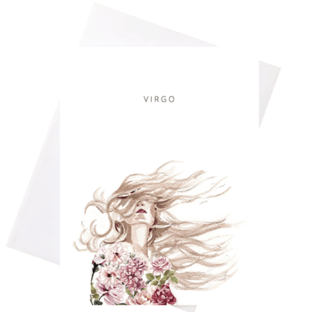 Niki Kingsmill Greeting Card - Virgo