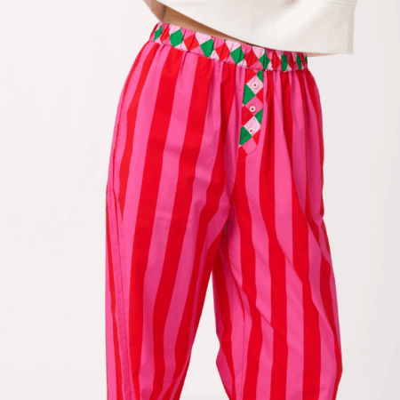 Shiraleah Pajama Pants Festive Red - Large