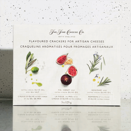 The Fine Cheese Co. - Flavoured Crackers for Artisan Cheeses Selection Box