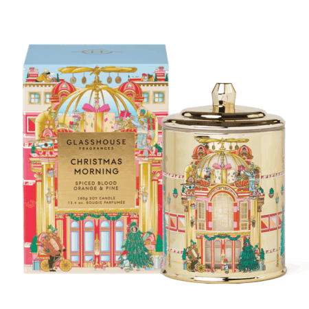 Glasshouse Fragrances Candle 380g - Christmas Morning