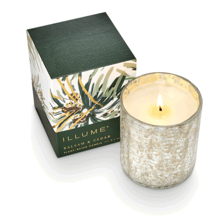 Illume Crackle Candle Small - Balsam & Cedar