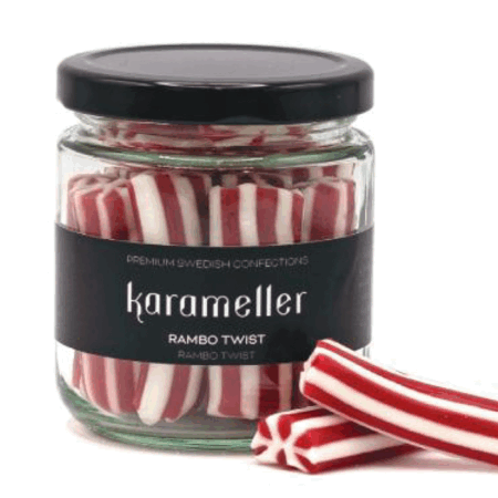 Karameller Swedish Candy Jar 200g - Rambo Twist