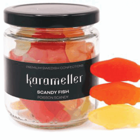Karameller Swedish Candy Jar 200g - Scandy Fish