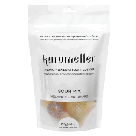 Karameller Swedish Candy Pouch 125g - Sour Mix