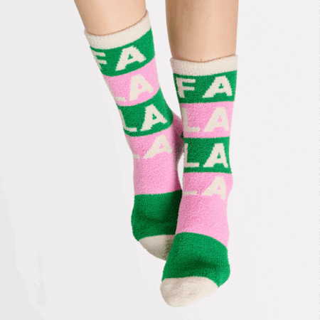 Shiraleah Socks - Fa La La Green