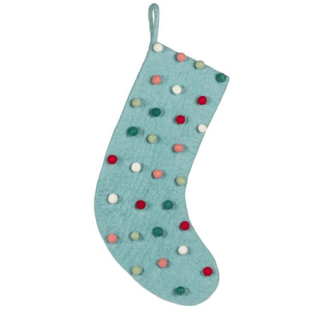 Abbott Felt Stocking - Pom Pom
