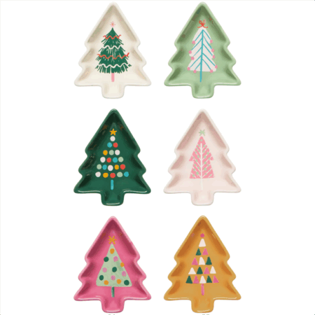 Danica Pinch Bowls - Glitzmas Trees Set of 6