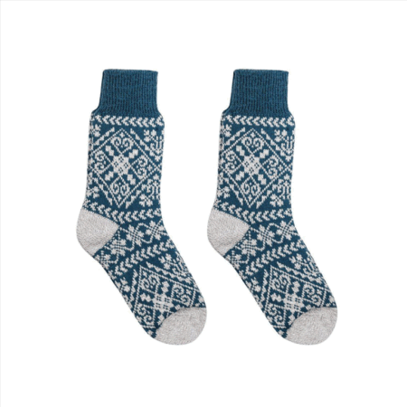 Nordic Wools Socks Zelta Teal - Medium