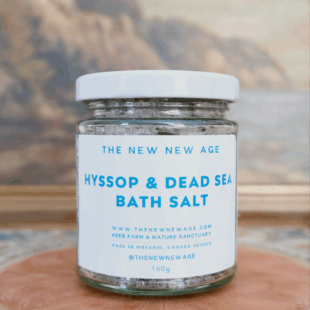 The New New Age Hyssop and Dead Sea Bath Salt