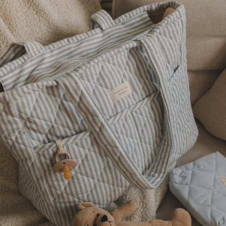 Dans le Sac Diaper Bag - Blue Stripe