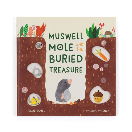 Jellycat Book - Muswell Mole and the Buried Treasure
