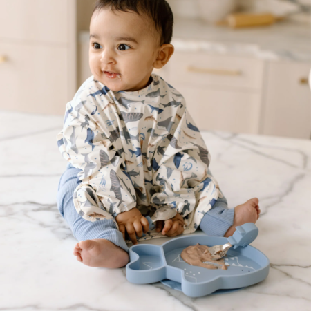 Loulou Lollipop Silicone Snack Plate - Sarah Shark