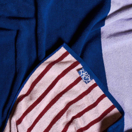 Typical Bath Towel - Two Tone Lilac and Studio Navy