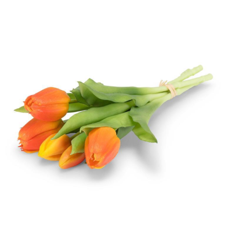 Abbott Lifelike Tulip Stems - Orange