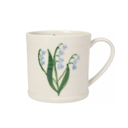 Now Designs Floral Embossed Mug - Bluebell