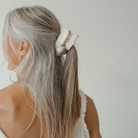 Pokoloko Crinkle Scrunchie - Cream
