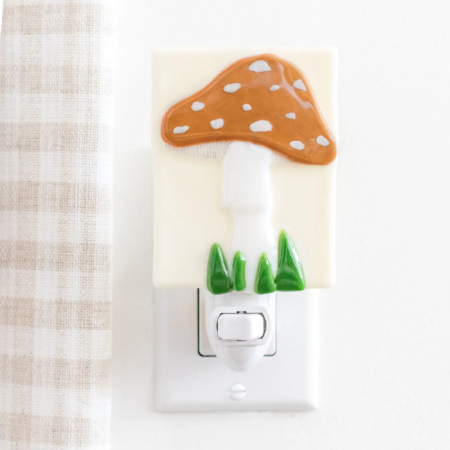Veille Sur Toi Nightlight - Terracotta Mushroom