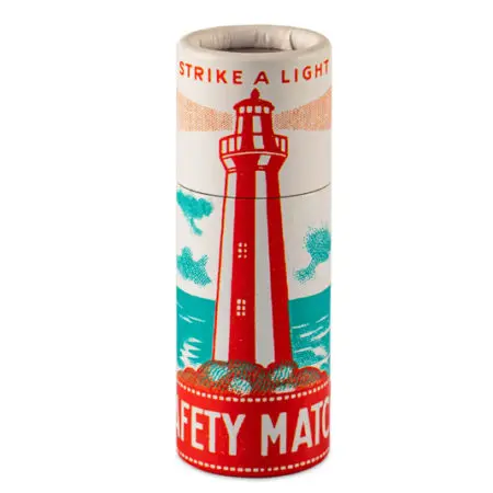 Archivist Gallery Cylinder Matches - Lighthouse