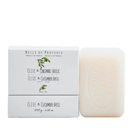 Belle de Provence Soap - Olive & Cucumber-Basil