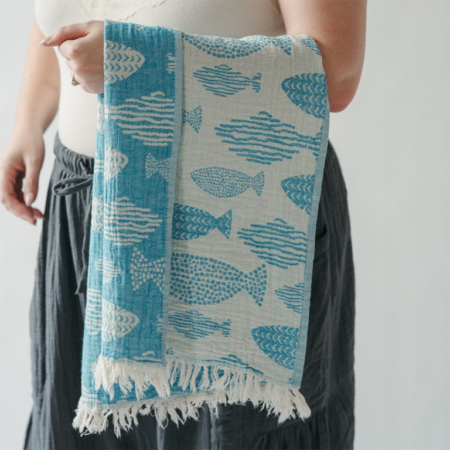 Pokoloko Hand Towel - Saltwater Fish