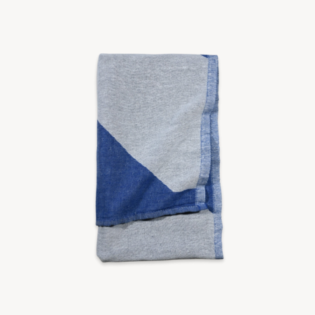 Pokoloko Towel - Diagonal Stone Blue