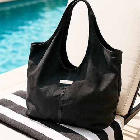 Abbott Slouchy Hobo Tote - Black