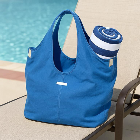 Abbott Slouchy Hobo Tote - Marine Blue