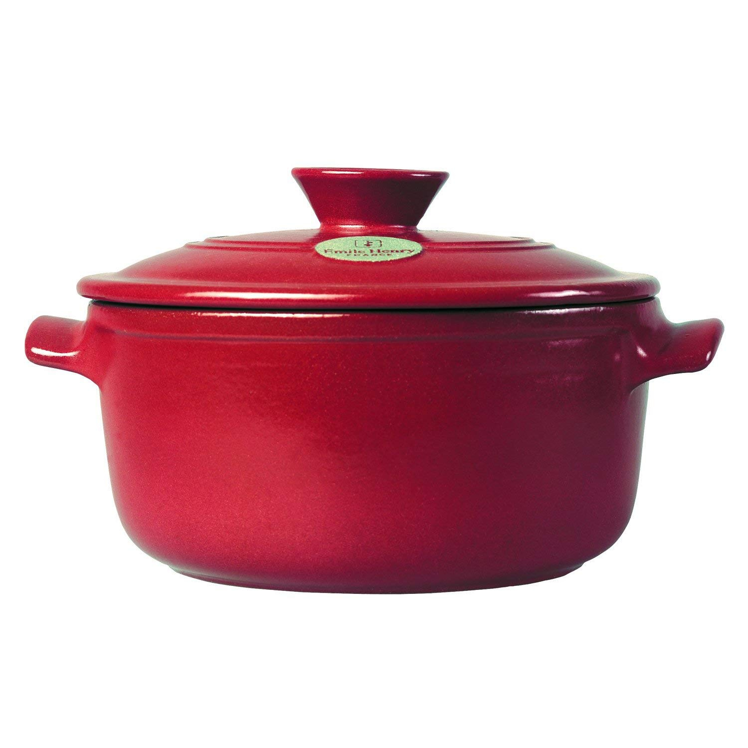 Emile Henry Flame Round Stewpot, Burgundy