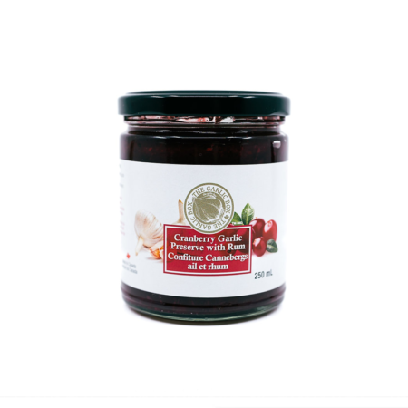 The Garlic Box Cranberry Garlic Preserve with Rum
