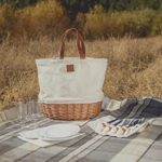 Picnic Time Canvas Promenade Picnic Basket