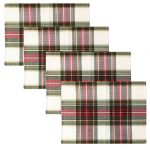 Fab Styles Celebration Plaid Placemats - Set of 4 - Image 2