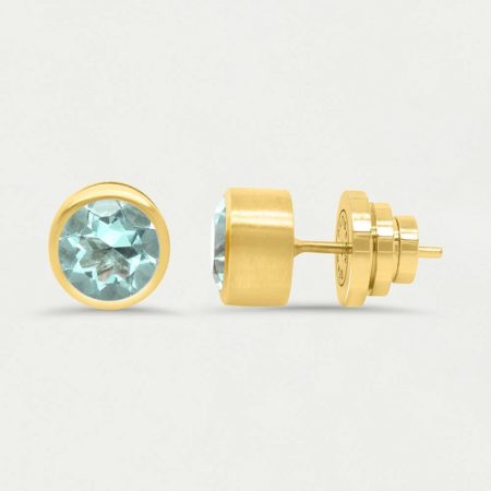Dean Davidson Signature Midi Knockout Stud Earrings - Aquamarine