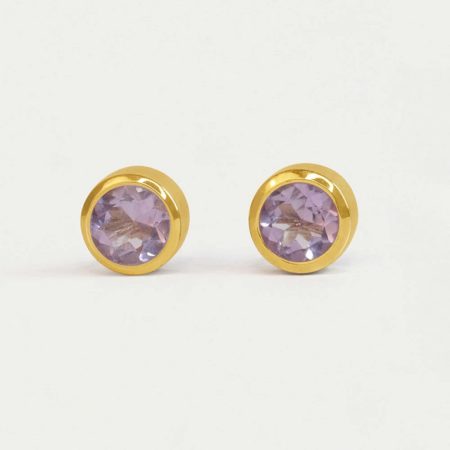 Dean Davidson Signature Midi Knockout Stud Earrings - Lavender
