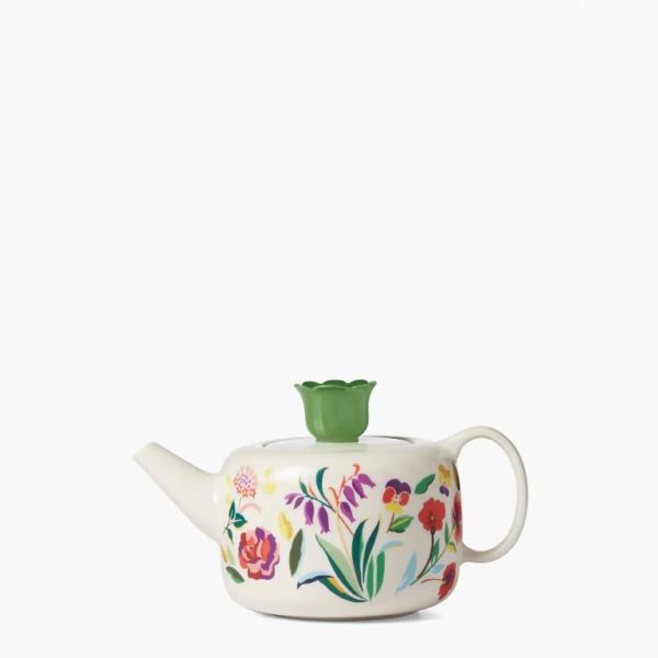 Kate Spade Garden Floral Teapot