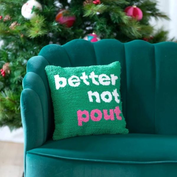 Shiraleah Pillow - Better Not Pout