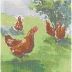 Ekelund Tea Towel - Honspromenad - Image 2